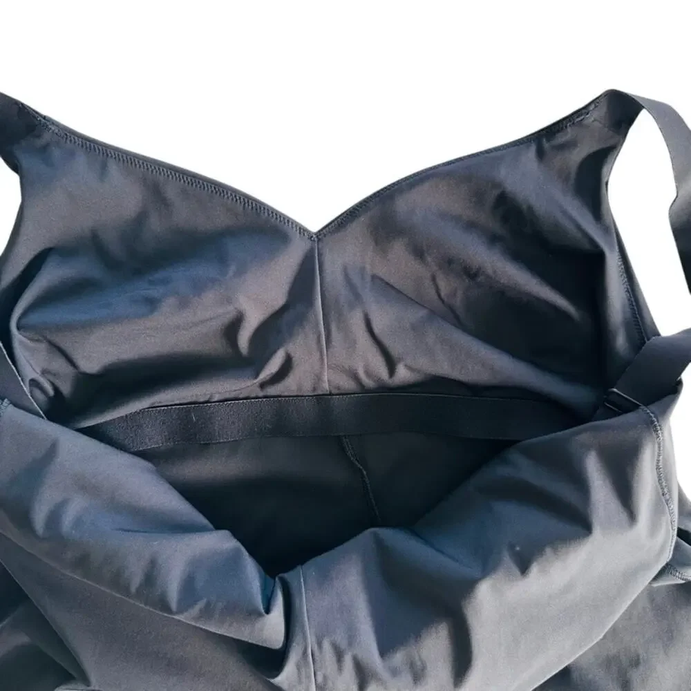 Lululemon Simply Sleek 2-in-1 Tank Black Size 8 Shapewear Layer Built-In Bra